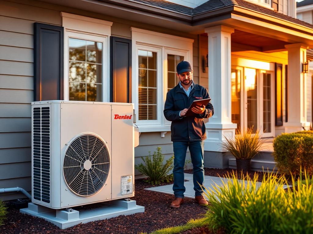 Illustration representing Heat Pump Service