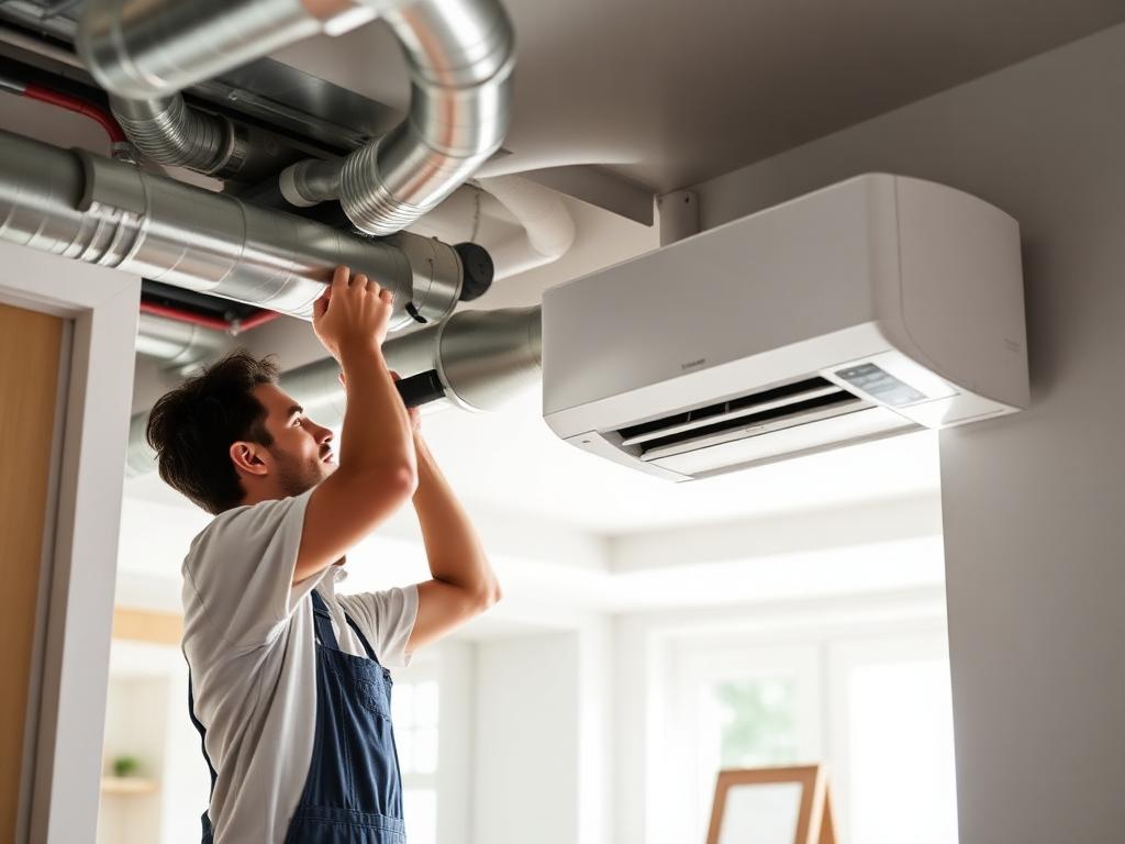 Illustration representing HVAC Installation